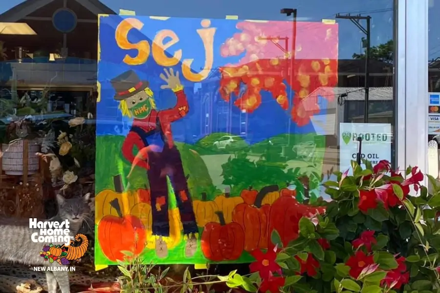 Harvest Homecoming Window Paint In Harvest Homecoming Window Paint In